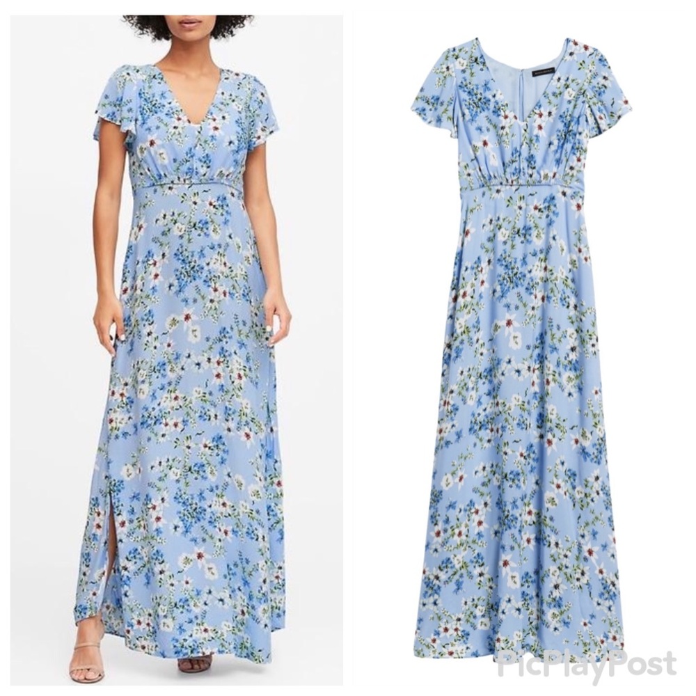 NEW Banana Republic Ecovero Maxi Dress